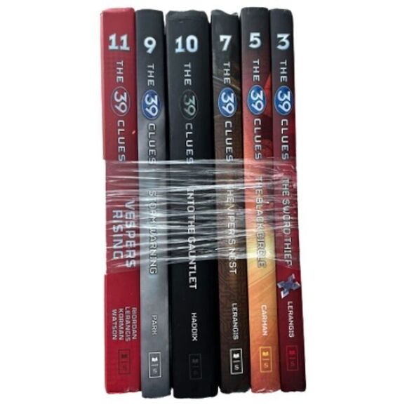 The 39 Clues Books SET 3 5 7 9 10 11 Sword Viper Gauntlet Vespers Storm - Picture 1 of 8